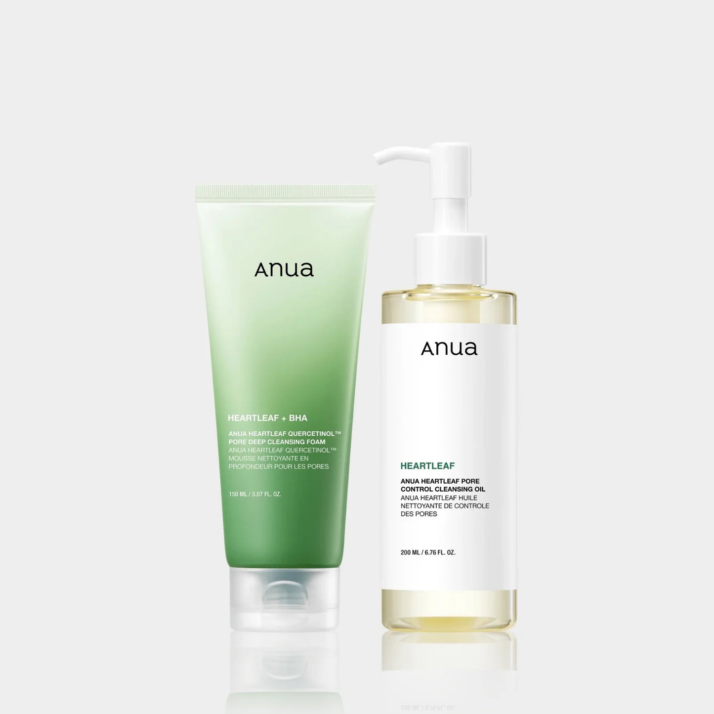Anua Heartleaf Deep Cleansing Skincare Duo