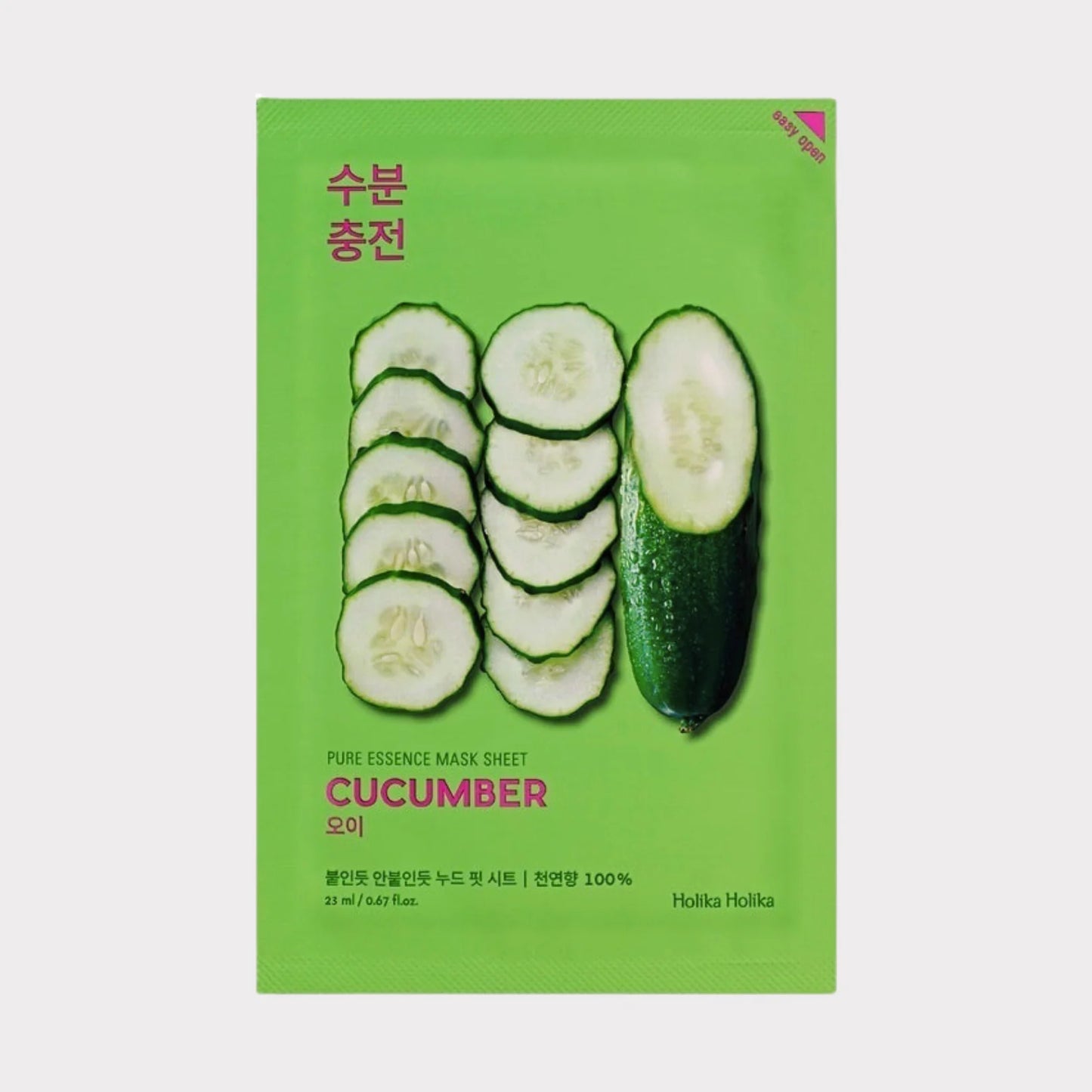Holika Holika Pure Essence Mask Sheet - Cucumber (23ml)