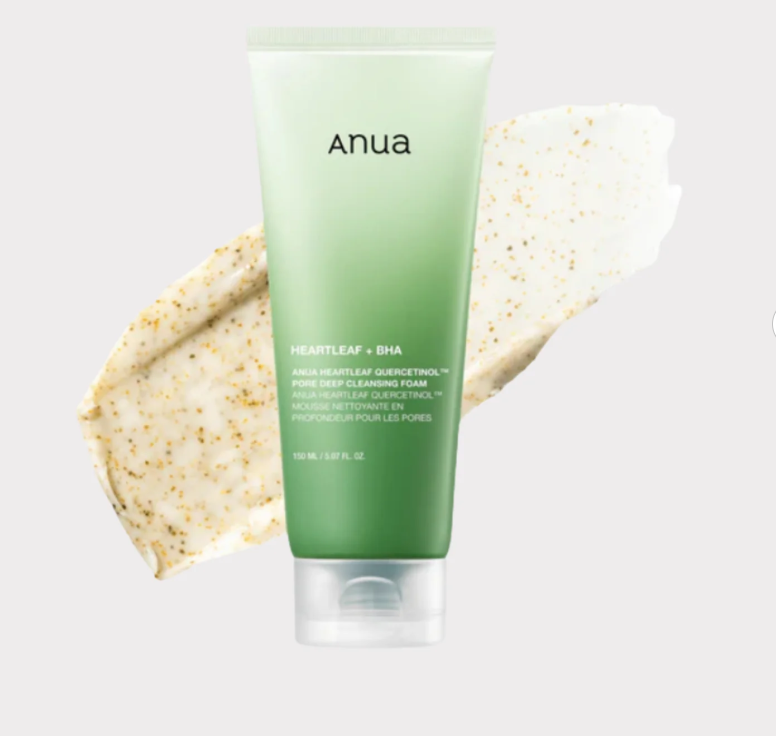 Anua Heartleaf Quercetinol Pore Deep Cleansing Foam (150ml)